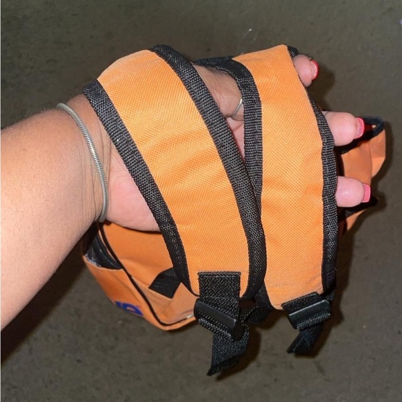 Orange Puppy Print Backpack - Picture 3 of 3